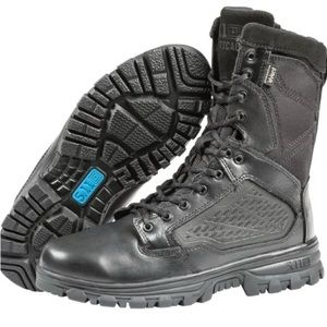 NEW! 5.11 Tactical Combat Leather Boots US 6 EU 38.5 EVO 8" Side Zip Insulated